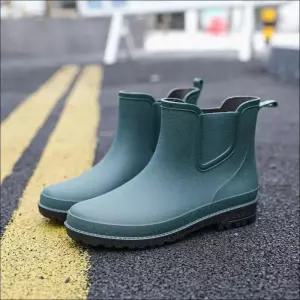 레인부츠 작업 방수 숏 장화 장마 남성 텃밭 3컬러