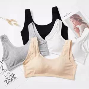 [룽스]노와이어브라 브래지어 학생브라 헬스브라탑 주니어