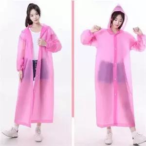 여성비옷패션 캐주얼 패션 컬러 레인 코트 후드 코트 형 우의 우비