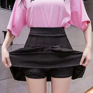 속바지포함스커트 밴딩 A라인 속바지 포함 여름 미니스커트