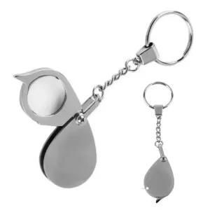 5개 휴대용 열쇠고리 폴딩 루페 6배율 loupe 유치원