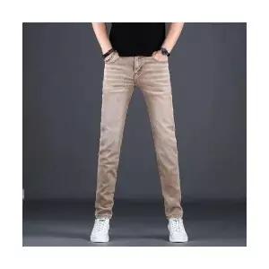 남성 데일리 바지 배기핏 홍콩 명품 청 종아리 가을 겨울 워싱 다올4
