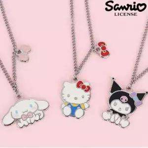 산리오 캐스팅 목걸이/실버 스틸/여아/초등/학생/유아/미아방지