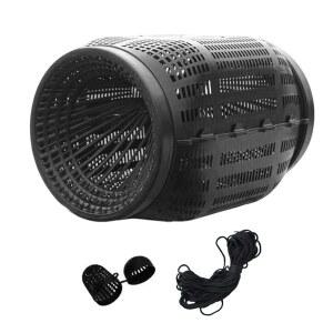 낚시트랩 낚시미끼트랩 가재바구니 게장망 올가미 물고기바구니 휴대용 캐치 작은물고기 새우 거북이 포획 어구 역스파인 구조 탈주 방지 사용하기 쉬운 호지 해수 담수 오가와 논 낚시 액세서리