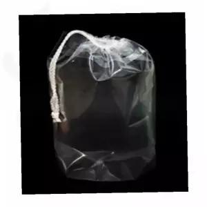 투명 한쪽끈 비닐복주머니 특대형 의류보관 포장용 방수 백장 세트