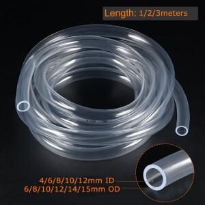 PVC 투명 호스 플라스틱 비닐 튜브 유연한 워터  라인 파이프 1 m 4mm 10mm 12mm