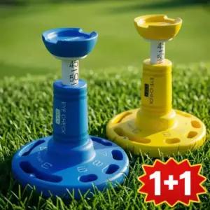 1+1제자리 골프티꽂이 아이체크 스테이 거리측정 높이조절 드라이버티샷 골프선물세트