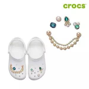 [크록스]에메랄드 진주 지비츠 5개세트10014832_CA