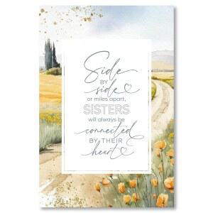 DEXSA 나란히... 자매 나무 프레임 벽 명판 6