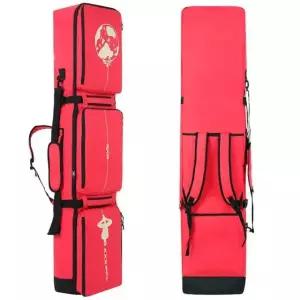 스노우보드 방수 가방 더블 데크 백팩 초대형 싱글 대용량 빨강
