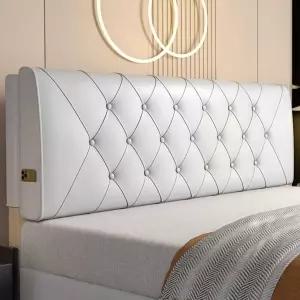 침대 헤드 쿠션 양털 인테리어 크림 더미 커버 두께