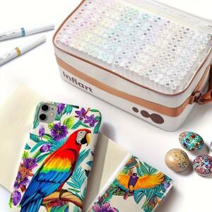 인피아트 288색 직액형 아크릴 마커 펜 세트 (교체용 팁 포함) 학생 DIY 그래피티 드로잉 페인팅