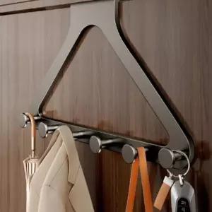 무타공 현관문 옷걸이 방문 도어행거 문 걸이 후크 행거 (WFKIE1M)