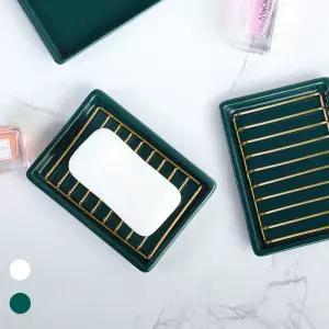 도자기 비누 트레이 받침 홀더 세라믹 비누트 세트 무지