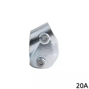 다용도 파이프클램프 실버 랙자재 배관 아시바 연결 조인트 파이프 소켓 메탈 스텐 원형 조립 인테리어