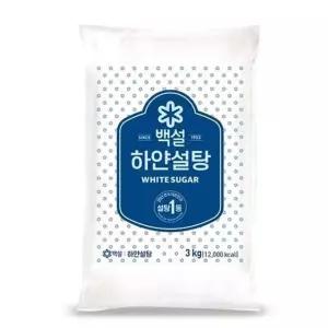 꿈꾸는비 하얀설탕 3kg x 6개입 설탕대용량