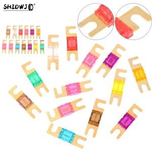 도금 스터드 차량용 미니 소형 오디오 퓨즈  20A  100A  32V  2 개