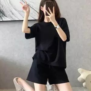 여름 여자 반팔 셋업 트레이닝복 반바지 데일리 편한 WFLQ8FH