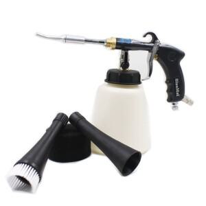 Z-020 알루미늄 스틸 베어링 튜브 세차용 블랙 토나도 건 토네이도 클린 건(1개 전체 + 액세서리)