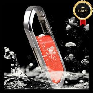 가죽 USB 플래시 드라이브 128GB 창의적인 선물 펜 64GB 카라비너 메모리 스틱 실버 외장 저장장치