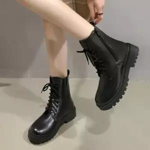 고품질 여성 고급 부츠 빅사이즈 어반 라인 레이스업 워커 여성샌들 (WFKKIXG)