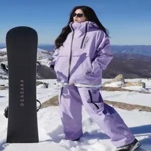 스키보드복 방수 스키복 세트 스노보드 남녀 도톰 야상 후드 빅사이즈 심쿵직구