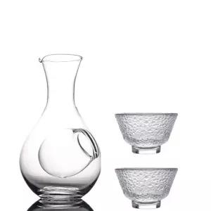 도쿠리 와인 사케 세트 A타입 투명 얼음 가정용 유리 미니