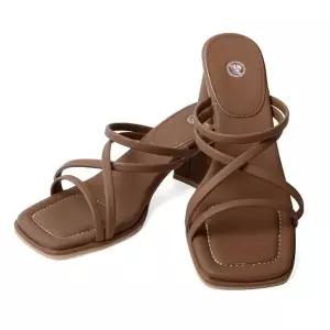 여성 여름 스트랩 뮬구두 발편한 슈즈 펌프스 샌들 (WFKK93V)