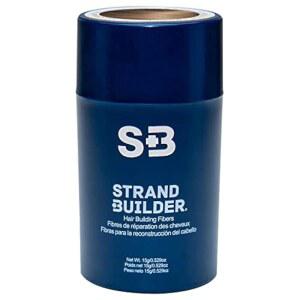 가늘어지는 모발과 모발에도움를 위한 스트랜드 빌더 헤어 섬유 천연 케라틴 빌딩 남녀용 감지할 수 없는 모발 증점제 15g(연갈색)