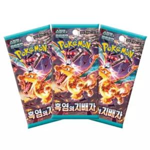 포켓몬 카드 스칼렛바이올렛 흑염의 지배자 30개 확장팩 게임 놀이 캐릭터