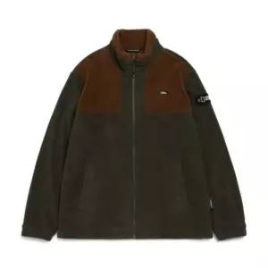 백화점정품 내셔널지오그래픽 공용 마이크로 플리스 배색 풀집업 N214UFT130 221902