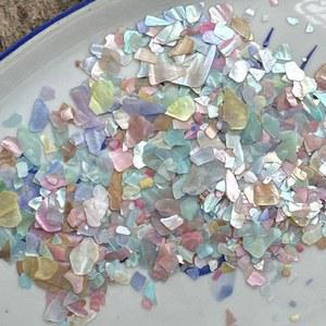 자개 공예 재료 만들기 자개공예 껍질 장식 가루 전복 네일