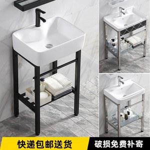 간이세면대 이동식 43X36 진수 스테인레스 카페 세면대 스탠드 배수구 받침대 자취방