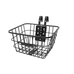 자전거앞바구니 바스켓 걸이식 탈부착 앞바구니 바구니 보관함 철제 핸들 거치식 보관