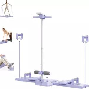 스키 머신 저항 밴드가 있는 여성을 위한 조절 가능한 높이 시뮬레이션 트레이너 가정용 접이식 운동 트 및