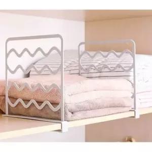 옷장 정리 수납칸막이 공간 분리 정리걸이 책장 옷정리 보관용 칸막이 (WFKKYVK)