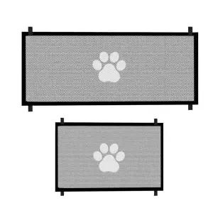 휴대용 접이식 애견 보호망 안전문 강아지 분리막 캣도어