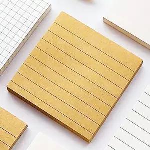 무지 크라프트 메모지 접착 유선 (KYR-WFGW4X0)