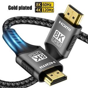 8K HDMI 케이블 고속 48Gbps 2.1 hdmi to 고화질 비디오 1m 2m 3m 5m HDTV 모니터 PS4PS5 Xbox용