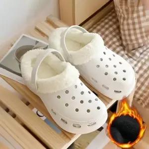 2color 여자 모던 탈부착내피 윈터펀칭 퍼디테일 이지슈즈 TCRS11