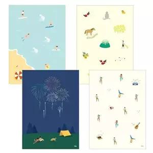 아이비스 캐릭터 유선 제본노트 무제노트 학생공책 (KYR-WC3D98E)