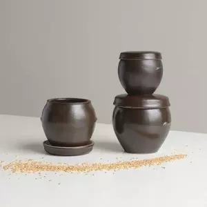 재물운 부르는 현관 미니 옹기 항아리 장독 소금독