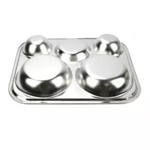 원형3찬 822PPX06 스텐식판 소 단체급식식기 급식식판 업소용식