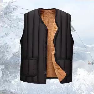 베스트조끼 브이넥 정장 융털 조끼
