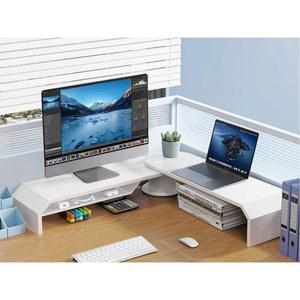 올메탈 책상 받침대 듀얼모니터 선반 노트북 블랙회전가능듀얼포지션수납가능 데스크톱 각도조절