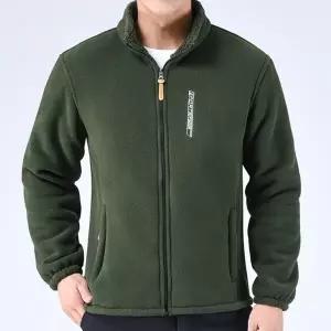 캐주얼 남성 후리스 기모 지퍼 자켓 안감 보아털 겨울