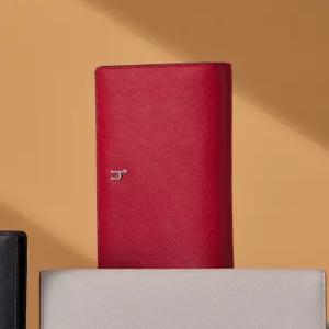 헤지스 액세서리 26SS 레드 단색 소가죽 장지갑 HIWA6E163R2