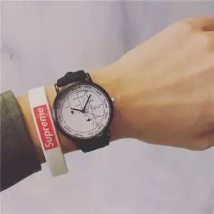 여성 손목시계 아날로그 시계 블랙