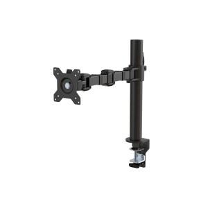 Amazon Basics 기울기 회전 VESA 가능한 있는 싱글 블랙 30인치 76 스틸 모니터 조절 2cm 높이 책상 스탠드 기능이 컴퓨터 마운트