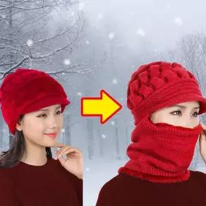 [룽스]넥워머 니트비니 니트 방한모 털모자 비니 패션